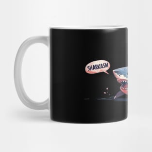 SHARKASM, shark lovers, presents gift idea Mug